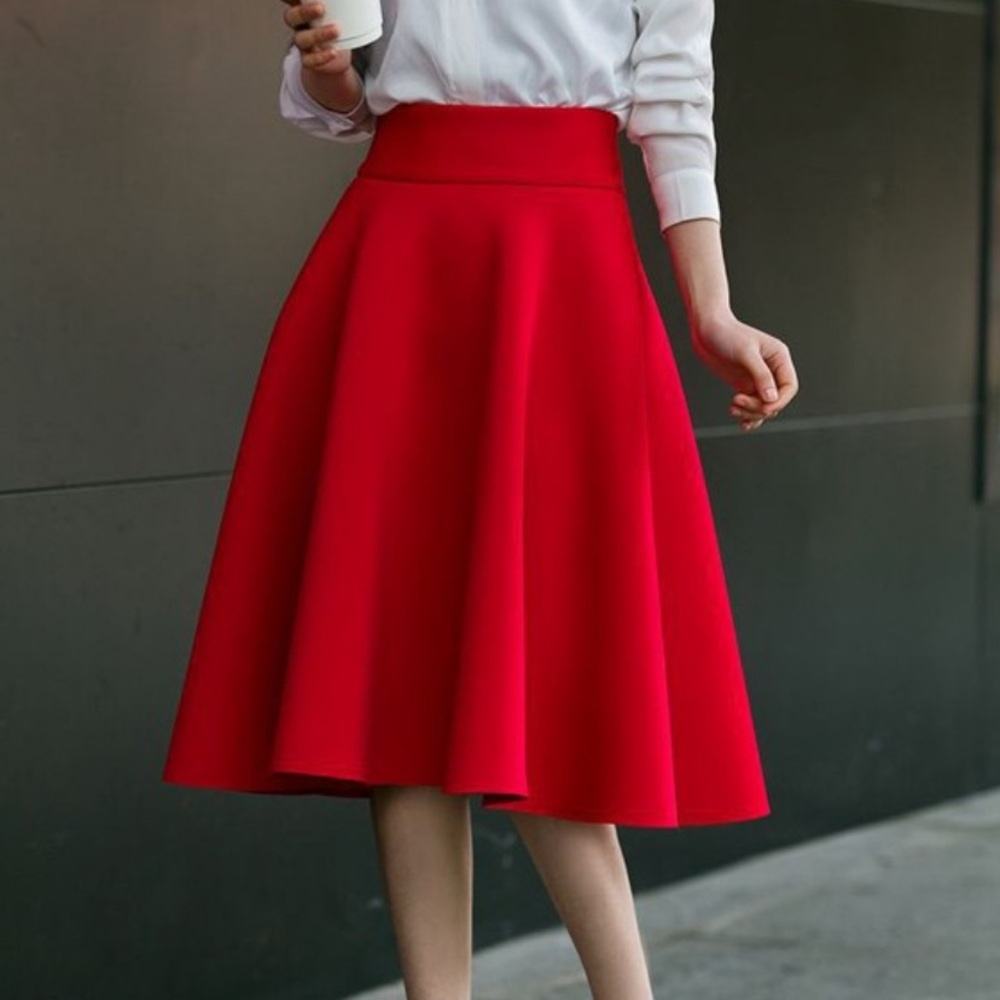 Red Vintage Skirt